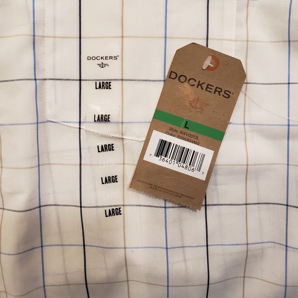 NWT Dockers Button Down Shirt - Picture 4 of 6